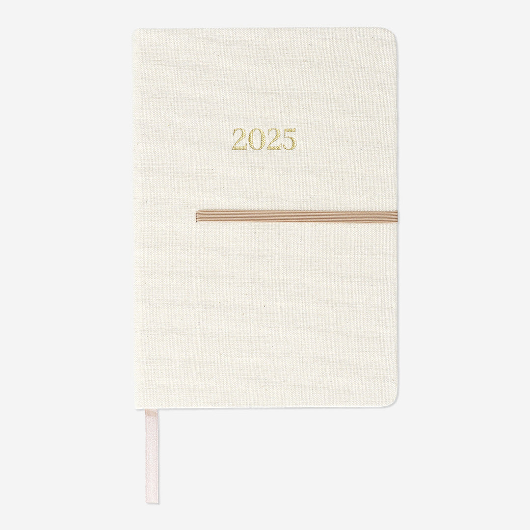 CALENDAR 2025 A5 DAY LINEN EN