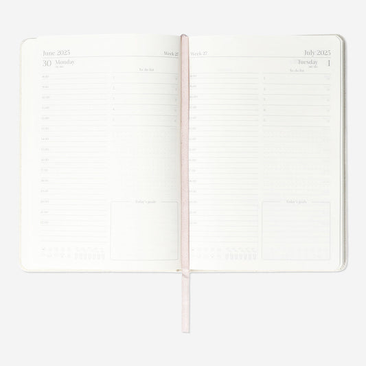 CALENDAR 2025 A5 DAY LINEN EN