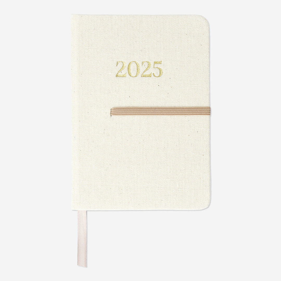 CALENDAR 2025 A6 DAY LINEN EN