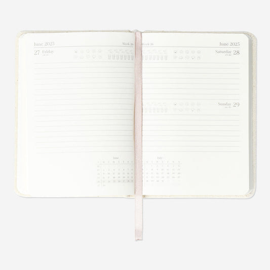 CALENDAR 2025 A6 DAY LINEN EN