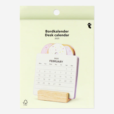 CALENDAR 2025 DESK DONUT EN