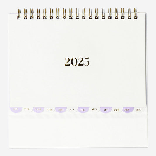 CALENDAR 2025 SPIRAL DESK EN