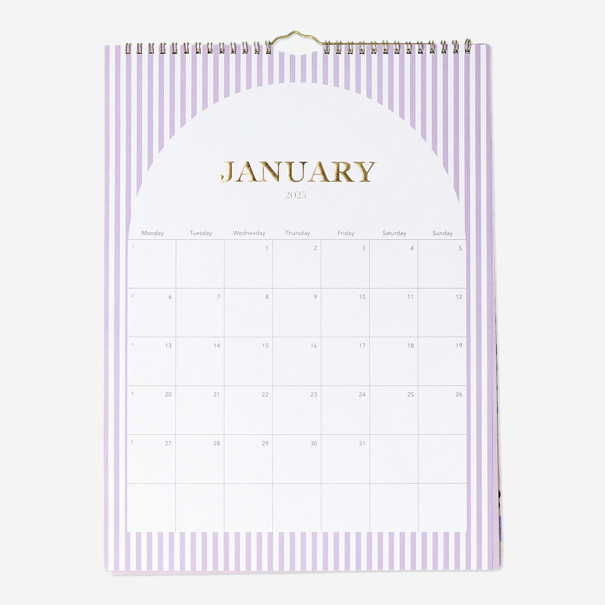 CALENDAR 2025 GRAPHIC PATTERN WALL EN