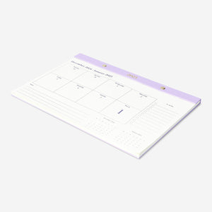 CALENDAR 2025 WEEKLY DESK EN