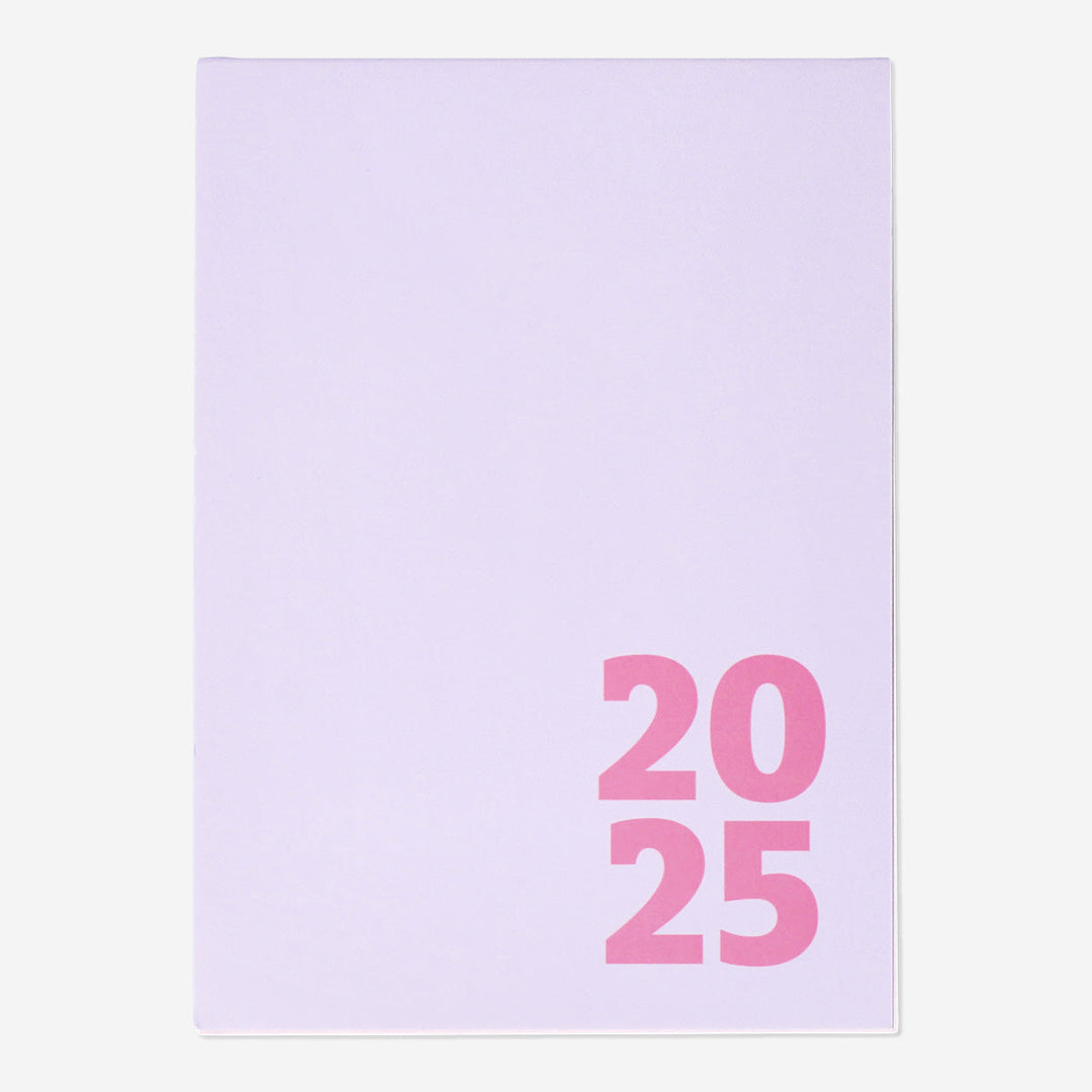 CALENDAR 2025 WEEKLY NOTEPAD COLORS EN