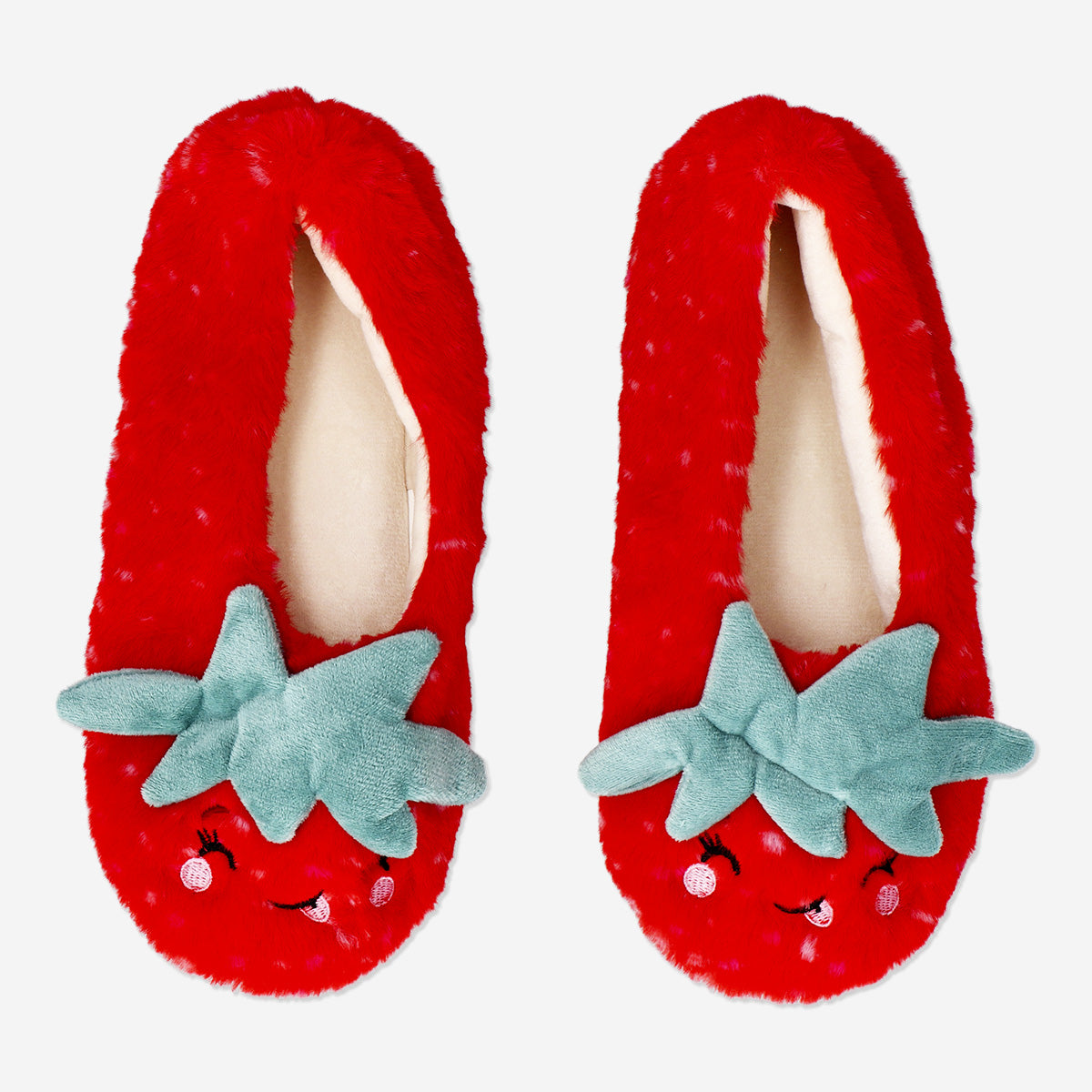 SLIPPERS SOFT STRAWBERRIES SIZE 37/38