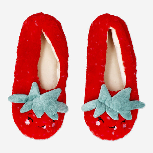 SLIPPERS SOFT STRAWBERRIES SIZE 39/40