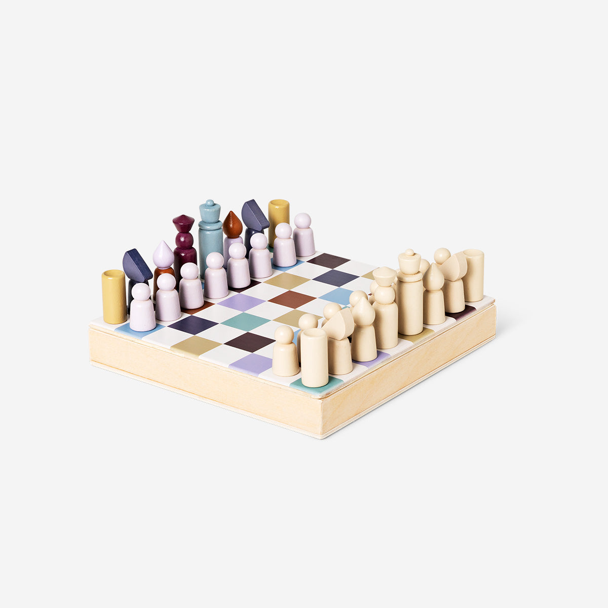 GAME CHESS WOOD WITH STORAGE