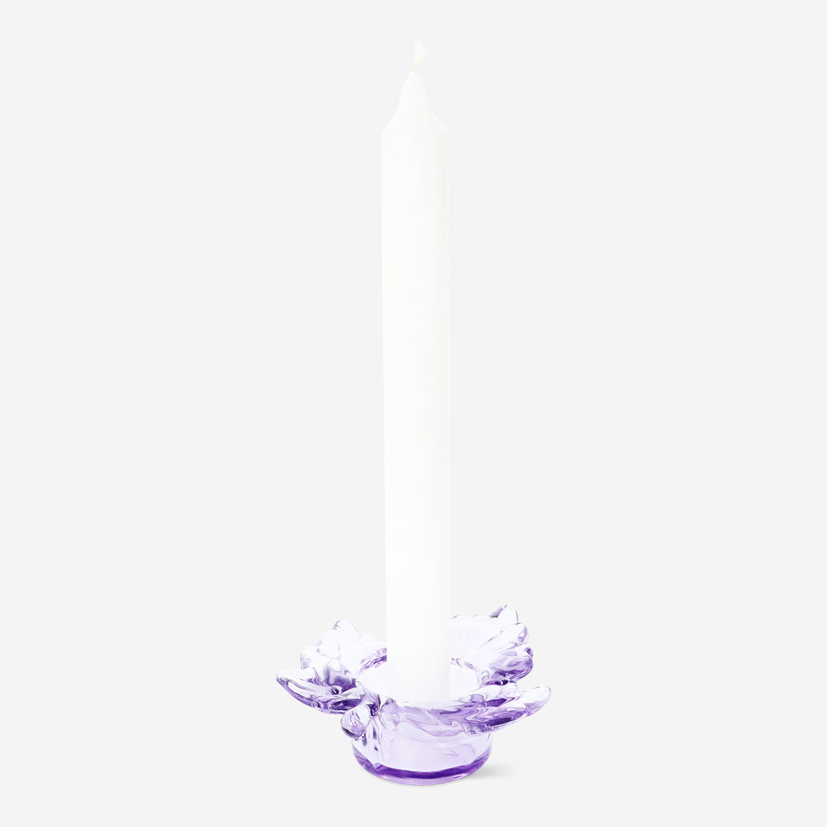 Yaprak Şeklinde Mor Tealight Mumluk