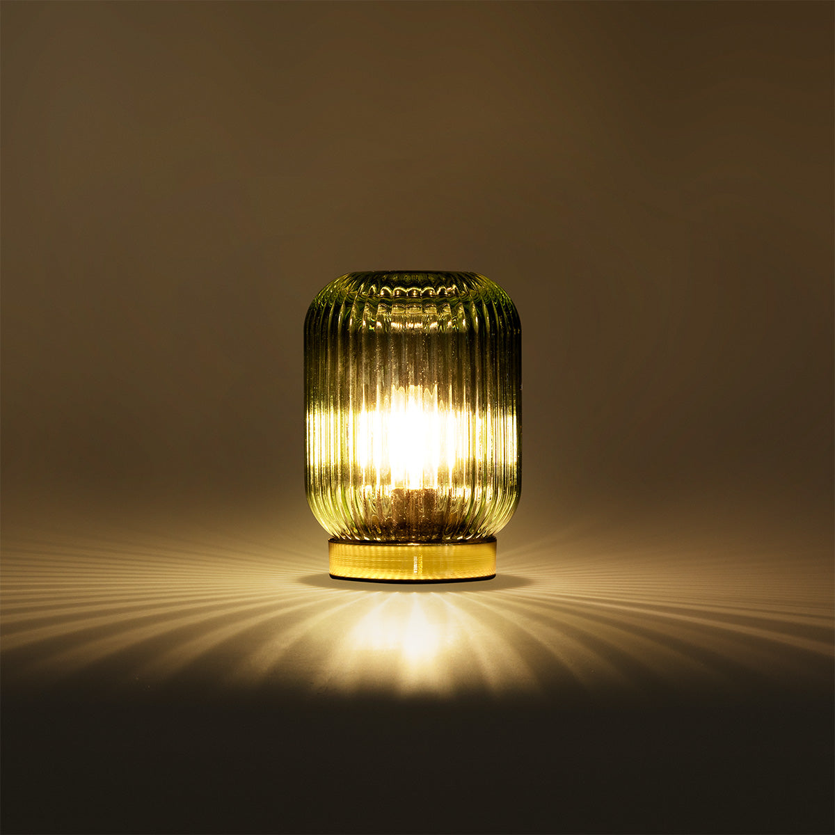 LAMP LED GLASS GREEN