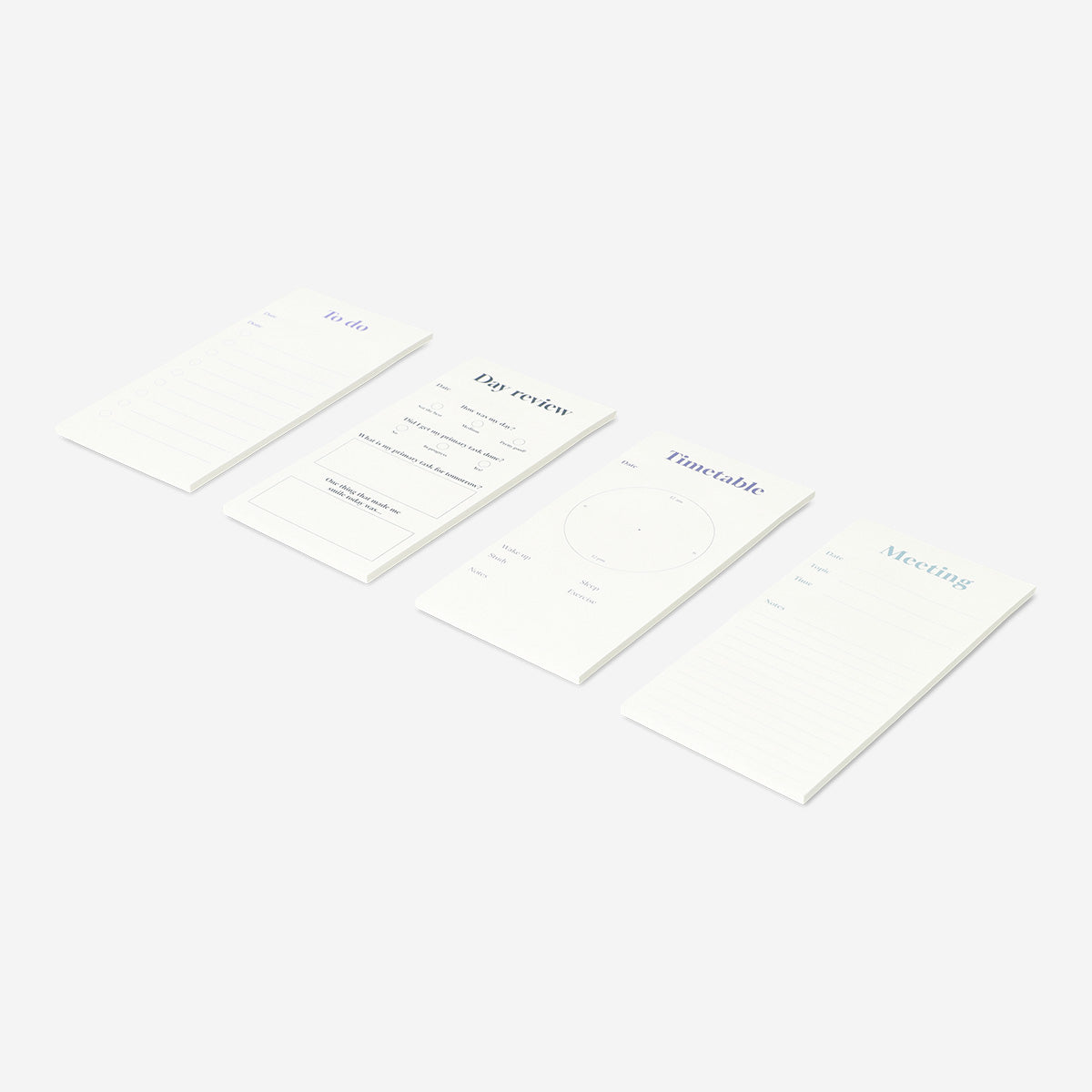 STICKY NOTES PLANNER SET EN