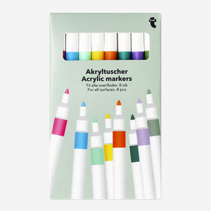 MARKER MULTISURFACE ART 8 PCS