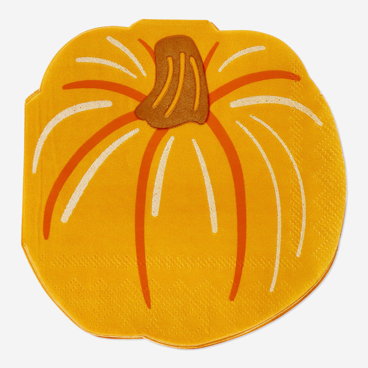 NAPKINS PUMPKIN SHAPED 15 PCS