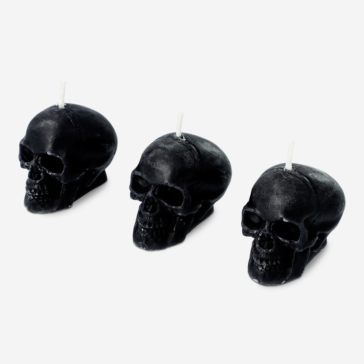 CANDLES TEALIGHT SKULL SMALL 3 PCS