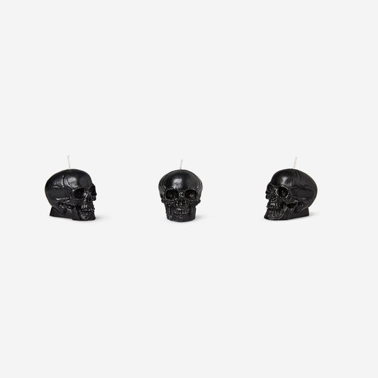 CANDLES TEALIGHT SKULL SMALL 3 PCS