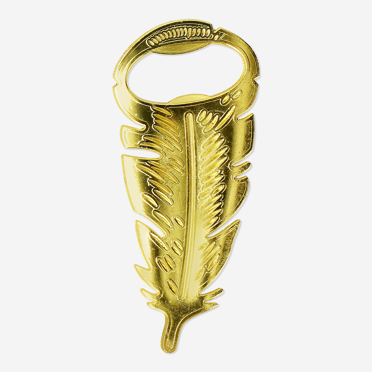 BOTTLE OPENER LEAF SHAPE GOLD