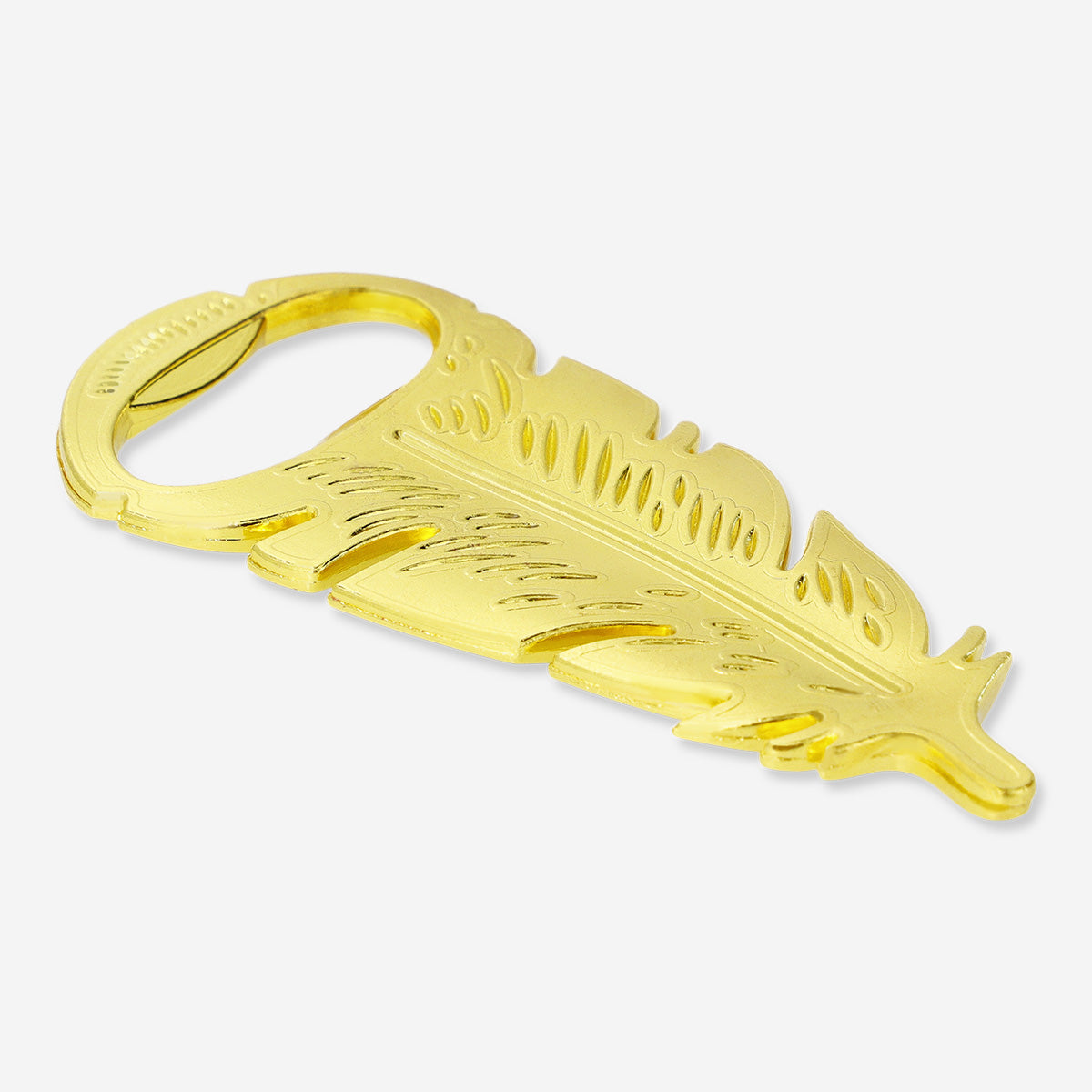 BOTTLE OPENER LEAF SHAPE GOLD