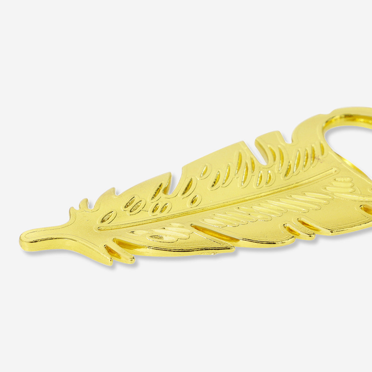 BOTTLE OPENER LEAF SHAPE GOLD