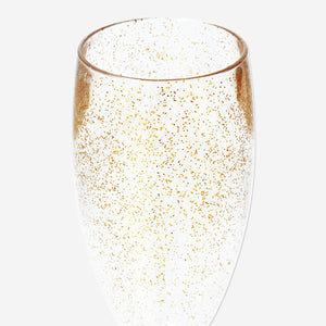 CHAMPAGNE GLASSES REUSABLE PLASTIC 4 PCS