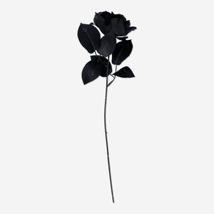 ARTIFICAL ROSE RECYCLED PE BLACK