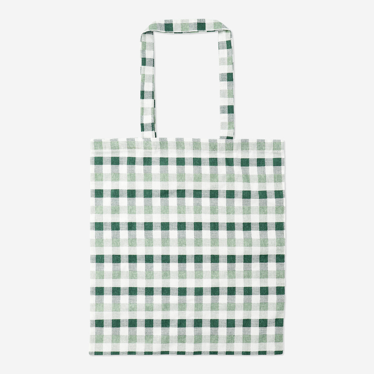 TOTE BAG GREEN CHECKS