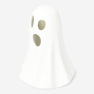 LANTERN FOR LED CANDLE CERAMIC GHOST MEDIUM