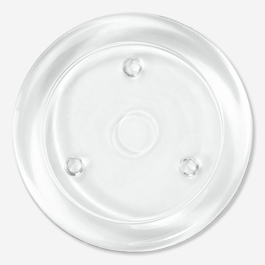 CANDLE HOLDER GLASS ROUND