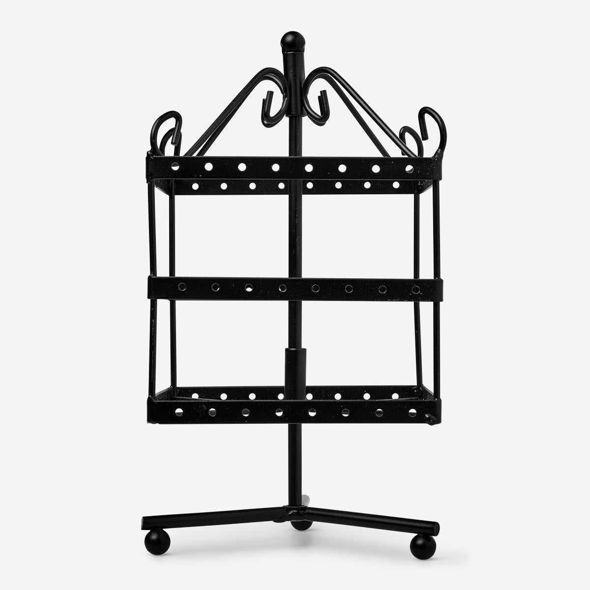 JEWELLERY STAND BLACK TURNS