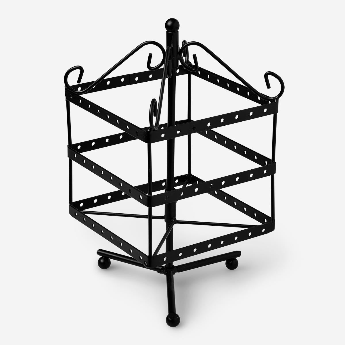 JEWELLERY STAND BLACK TURNS