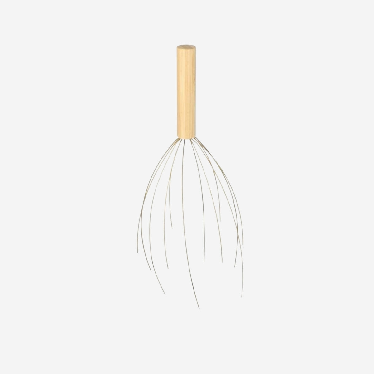 HEADMASSAGER GOLD BAMBOO HANDLE