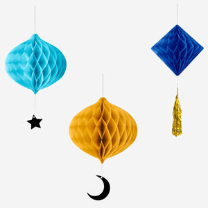 PAPER LANTERN RAMADAN 3 PCS