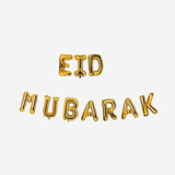 Gold "Eid Mubarak" Balon Seti