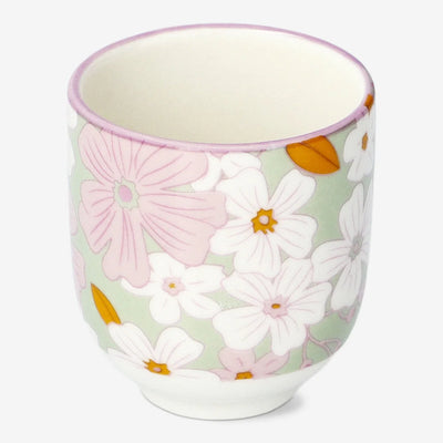 CUP EGG W FLOWER PRINT D4 X H 5 CM OPTION 2